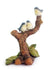 Miniature Bluebird Trio, Birds on a Tree Branch, Spring Fairy Garden Accessory