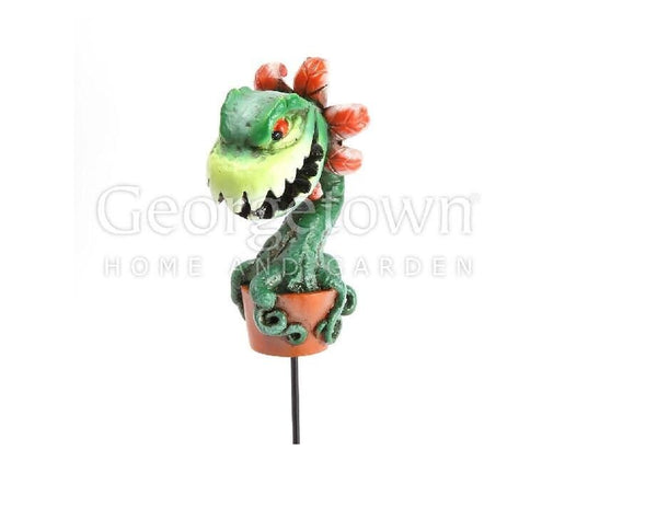 Chomper, Plant Stake Monster, Miniature Dragon for Potted Plant, Terrarium Plant Stake, Whimsical Plant Creature