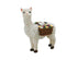 Llama with Flower Baskets, Miniature White Llama, Gift for Llama Collector, Llama Cake Topper