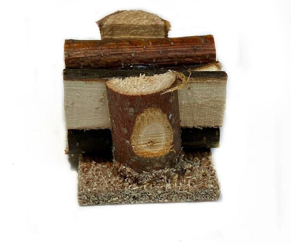 Miniature Wood Pile, Fairy Garden Logs, Fireplace Wood, Dollhouse Wood Pile