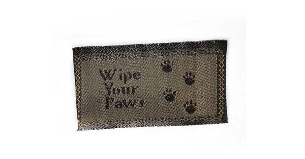 Wipe Your Paws' Mat, Dollhouse Miniature Brown Door Mat, Dollhouse Accessory